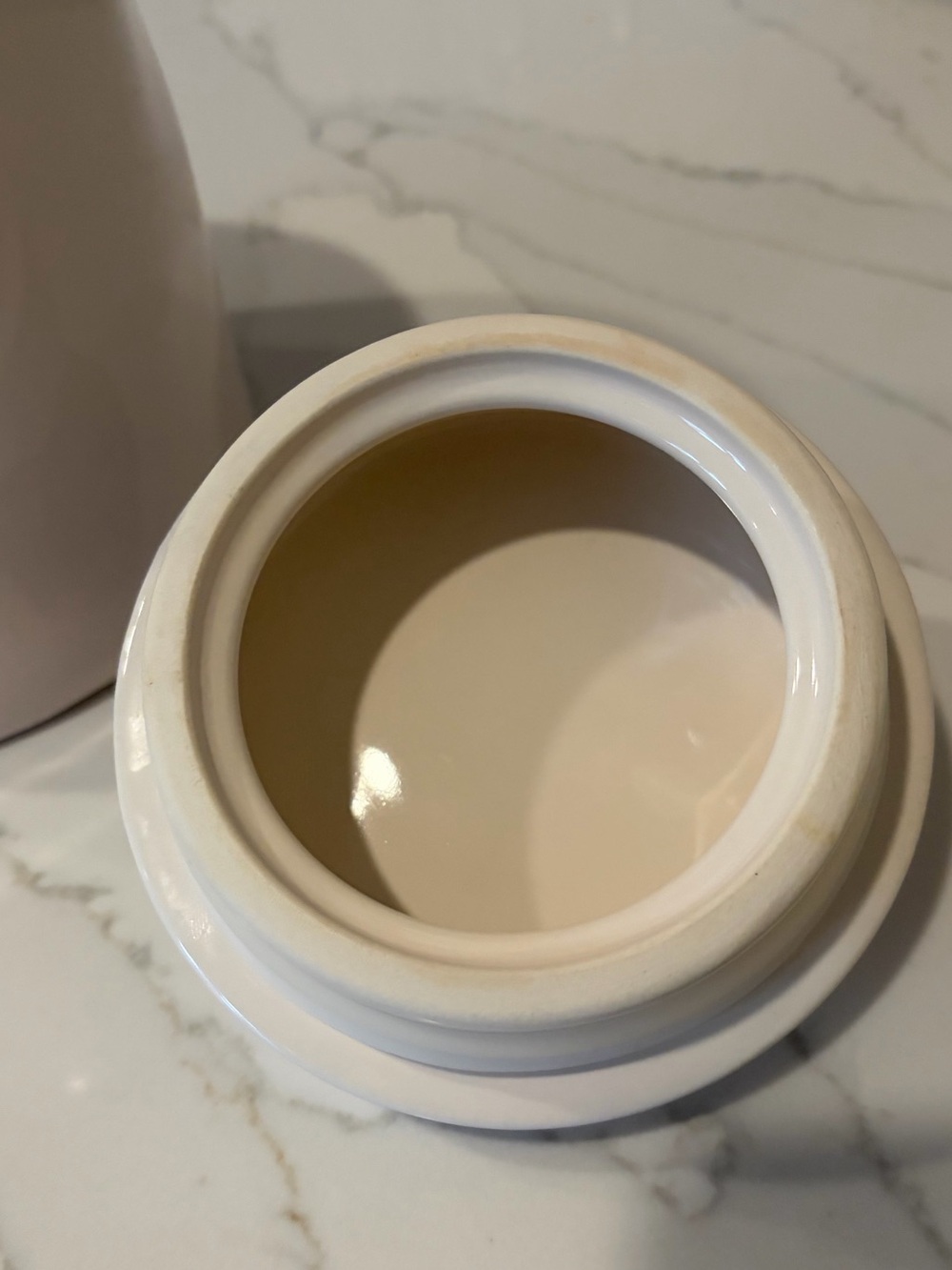 Rae Dunn Large Cream Ceramic COFFEE Canister with Black Lettering - Picture 12 of 14